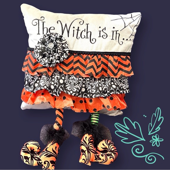 Pier 1 Other - Witch Halloween Pillow Pier 1